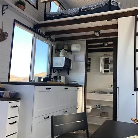 Tinyhouse Luna With Ac, Bbq And Beautiful View شقة La Vegueta